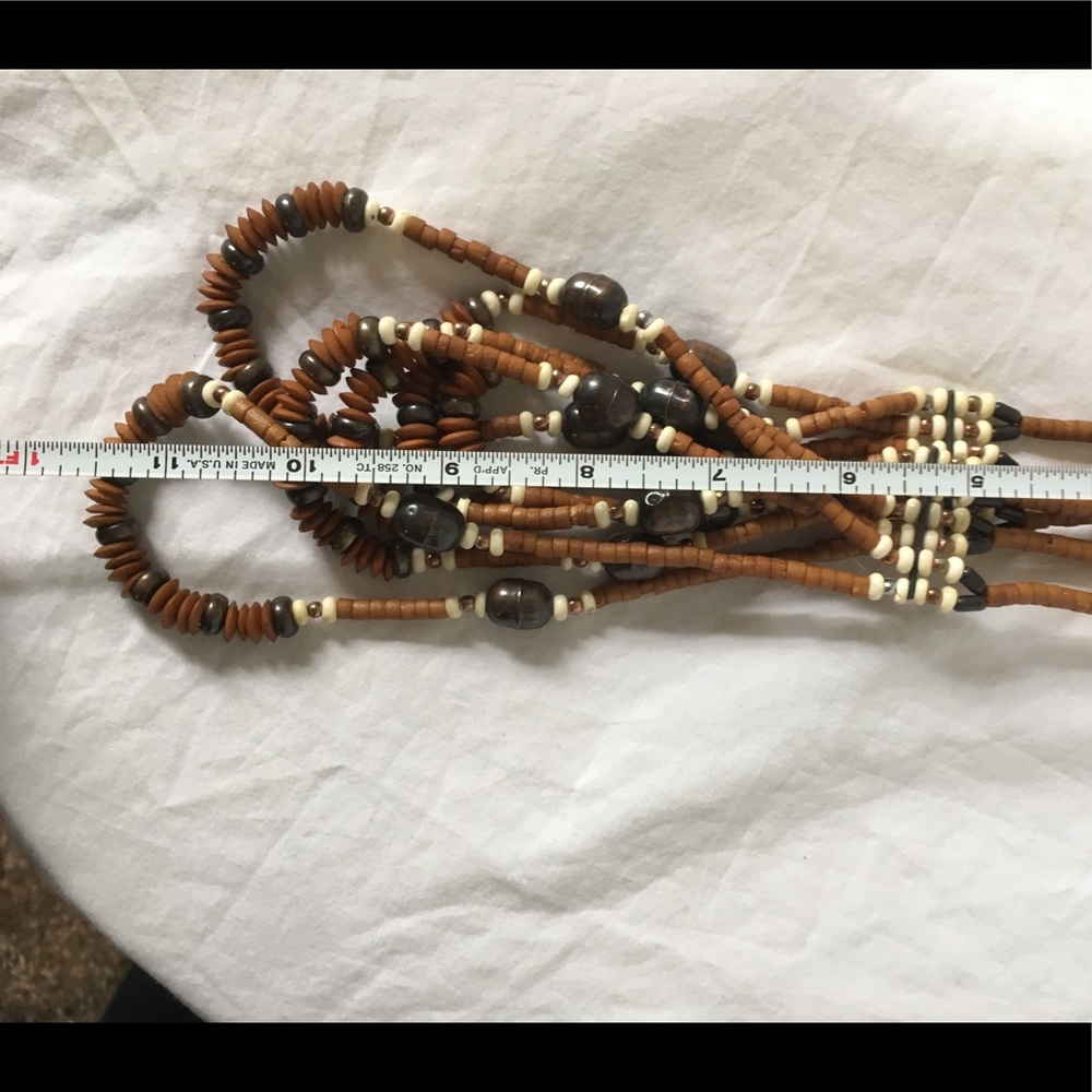 Vintage Tribal Boho Statement Bib Necklace - Picture 7 of 8